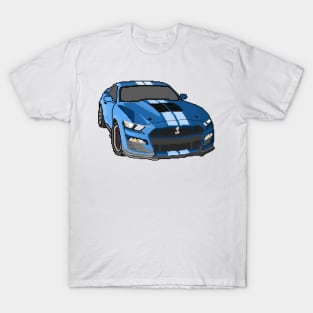 Ford Mustang Shelby GT500 | Pixel art T-Shirt